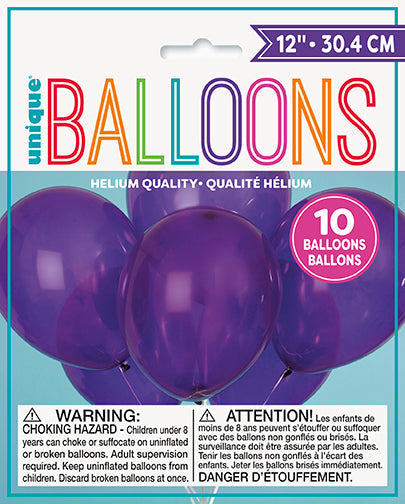 Ballon de fête 12 po (paquet de 10)