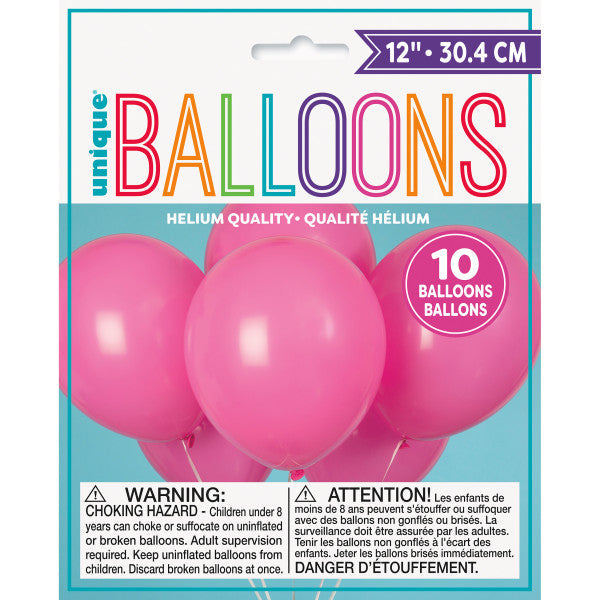 Ballon de fête 12 po (paquet de 10)