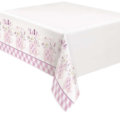 Nappe 54 po x 84 po en plastique jetable shower éléphant