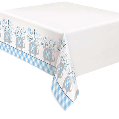 Nappe 54 po x 84 po en plastique jetable shower éléphant