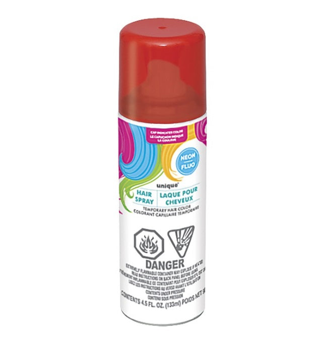 Colorant pour cheveux temporaire en vaporisateur néon 4,5 oz