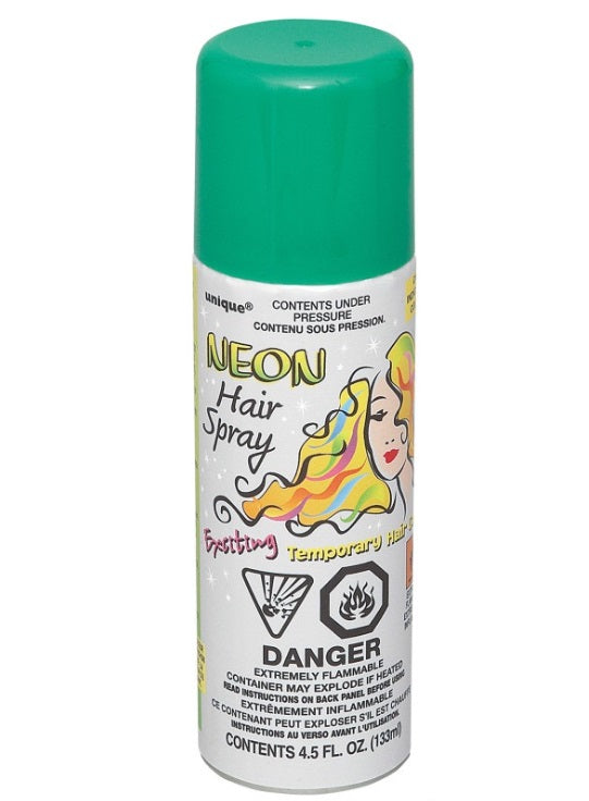 Colorant pour cheveux temporaire en vaporisateur néon 4,5 oz