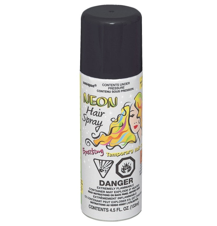 Colorant pour cheveux temporaire en vaporisateur néon 4,5 oz