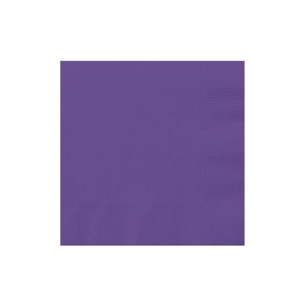 Serviette de table en papier (paquet de 20) mauve