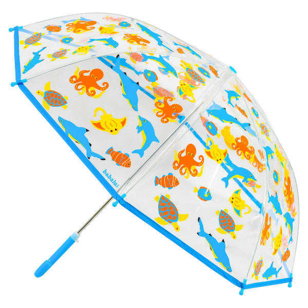 Parapluie pour enfant clair créatures marines