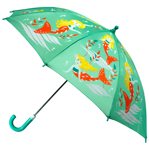 Parapluie pour enfant sirène qui change de couleur