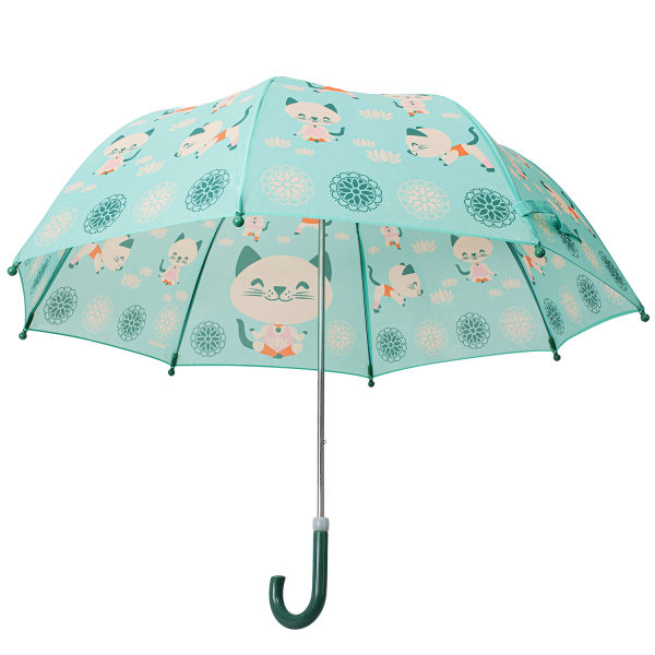 Parapluie pour enfant aqua chats