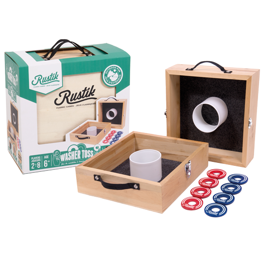 Jeu de washer Rustik (6 ans et +, 2 à 8 joueurs)