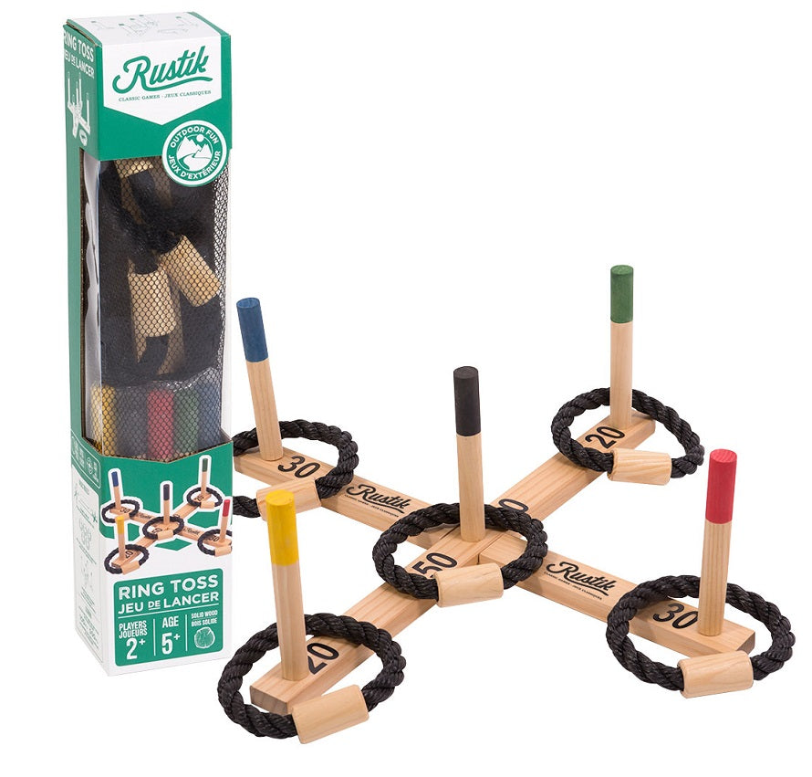 Jeu d'anneaux à lancer (5 ans et +, 2 joueurs et +)