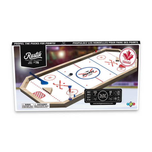 Jeu de hockey sur table Rustik (2 joueurs, 6 ans et +)