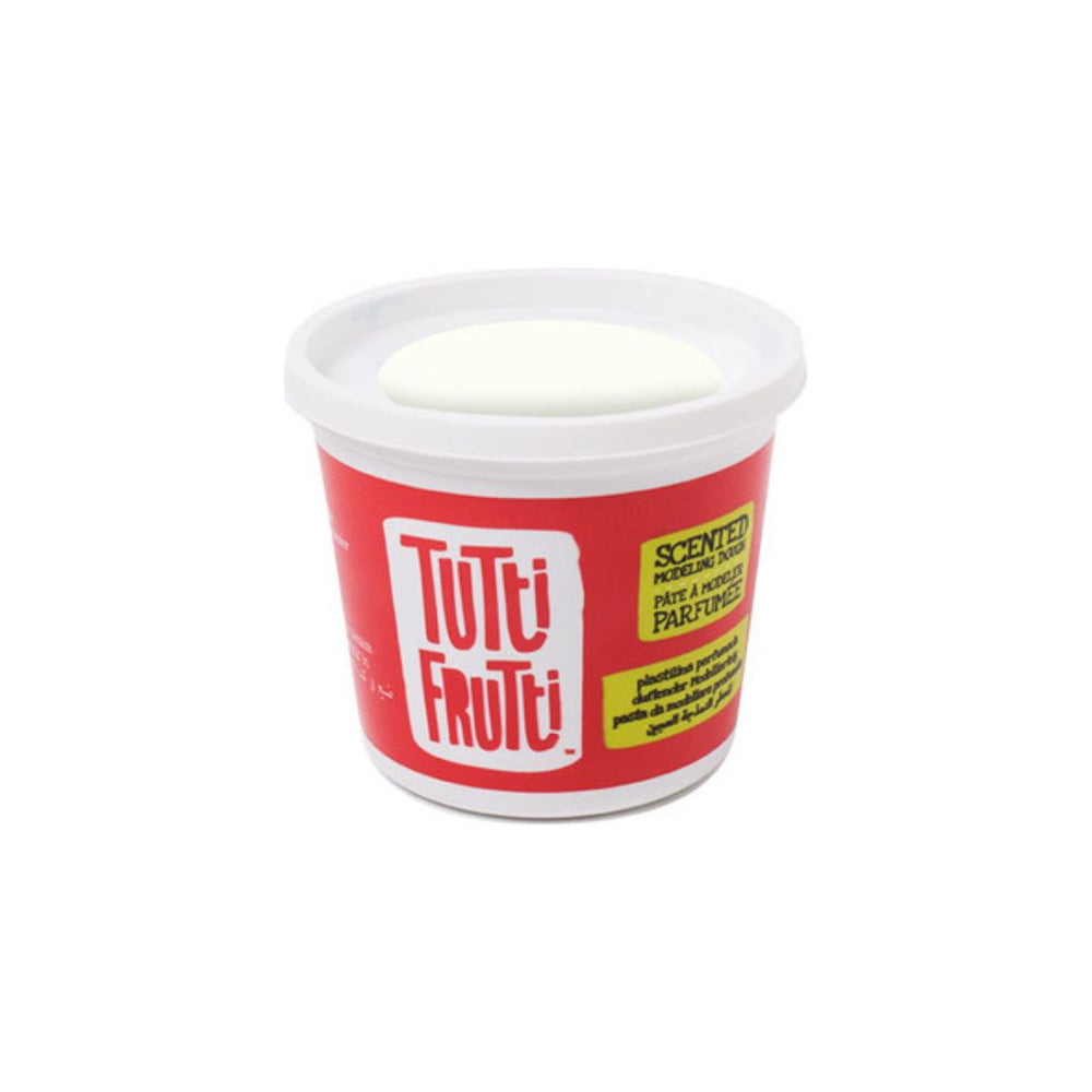 Pâte à modeler 250 g non parfumée Tutti Frutti blanche