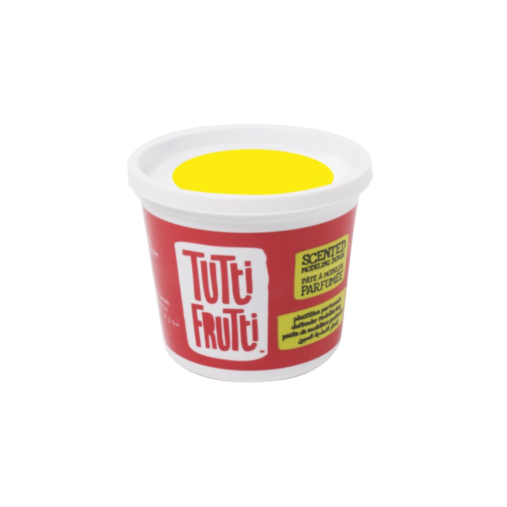 Pâte à modeler 250 g non parfumée Tutti Frutti jaune