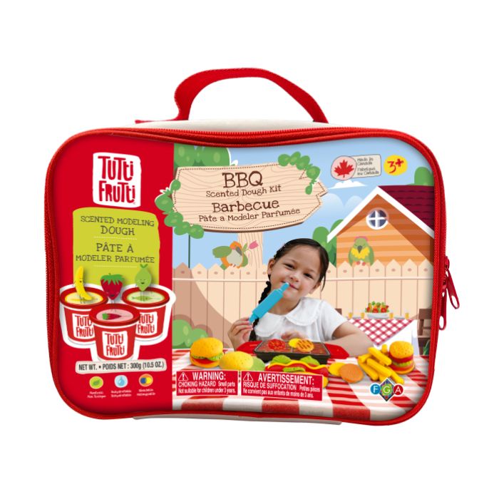 Pâte à modeler Tutti Frutti barbecue en sac refermable (3 ans et +)