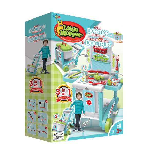 Chariot de docteur 3-en-1 (3 ans et +)