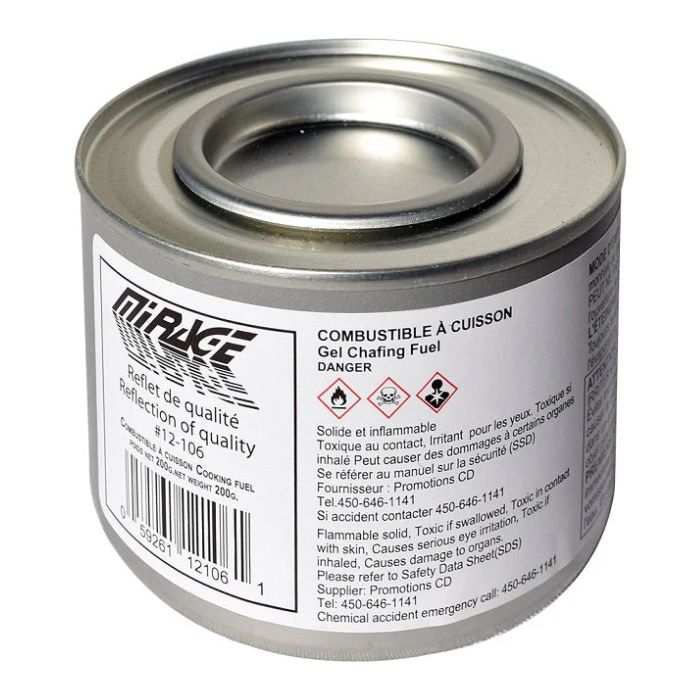 Combustible à fondue en gel 200 g Mirage