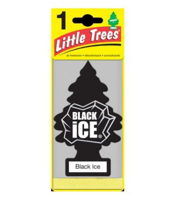 Désodorisant pour voiture sapin glace noire