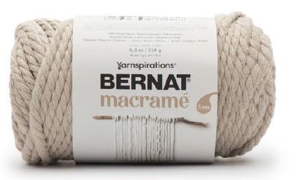 Laine pour artisanat et macramé 250g Bernat