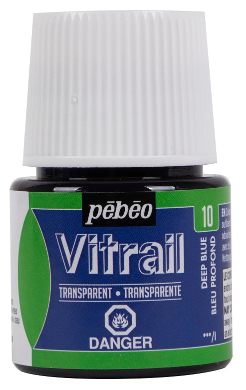 Peinture pour vitrail 45 ml Pébéo