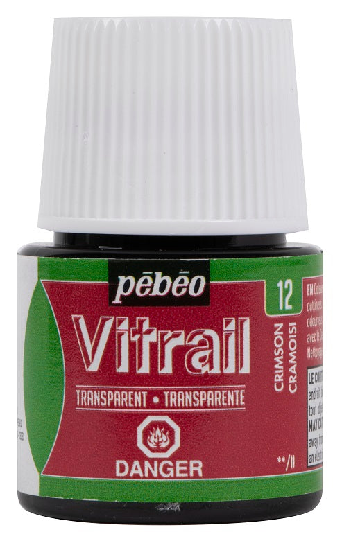 Peinture pour vitrail 45 ml Pébéo
