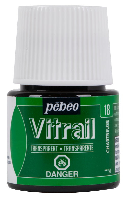 Peinture pour vitrail 45 ml Pébéo