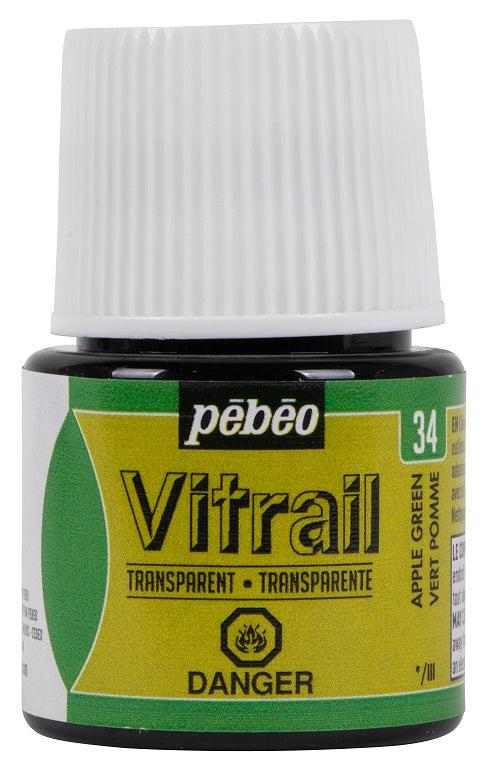 Peinture pour vitrail 45 ml Pébéo