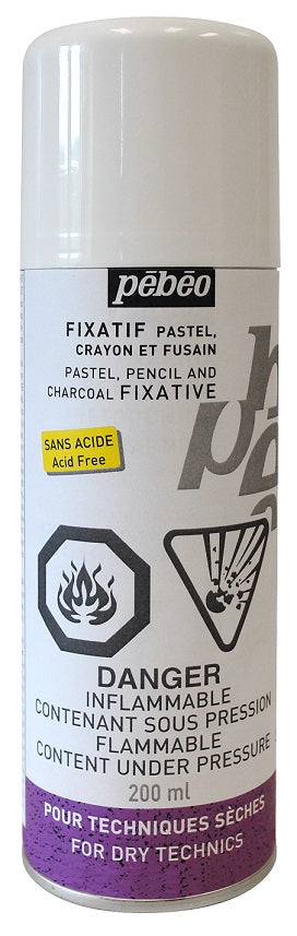 Fixatif pour pastel, crayon et fusain 200 ml Pébéo