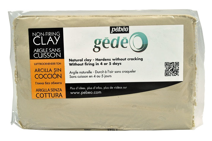 Argile sans cuisson blanche 1,5 kg