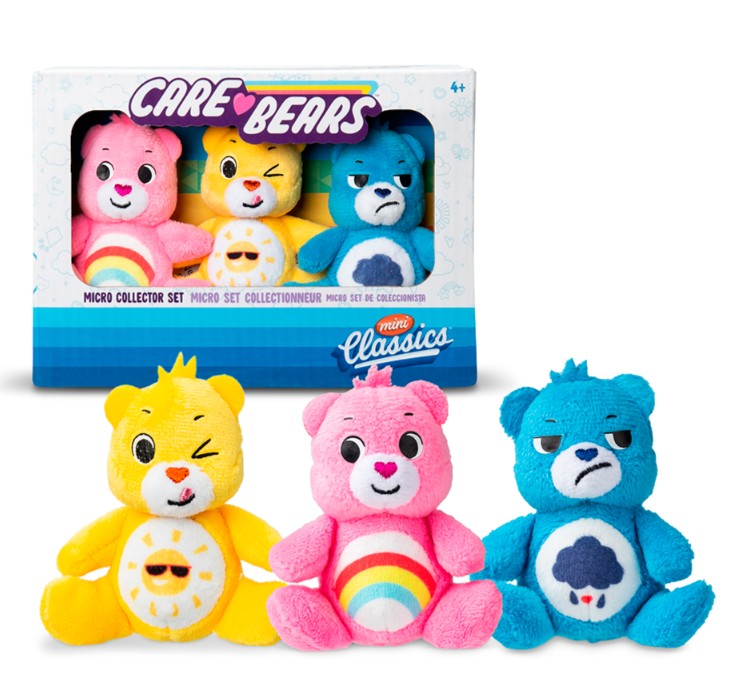 Ensemble de 3 peluches Calinours miniatures