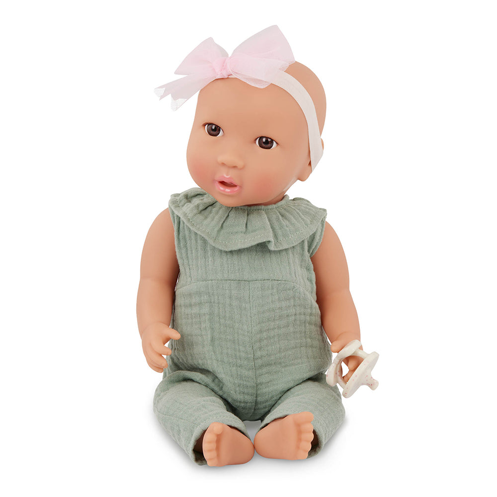 Poupée bébé LullaBaby 35,5 cm avec habit vert (2 ans et +)