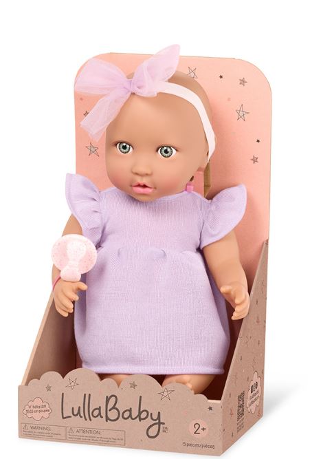 Poupée 35 cm LullaBaby avec robe lilas (3 ans et plus)