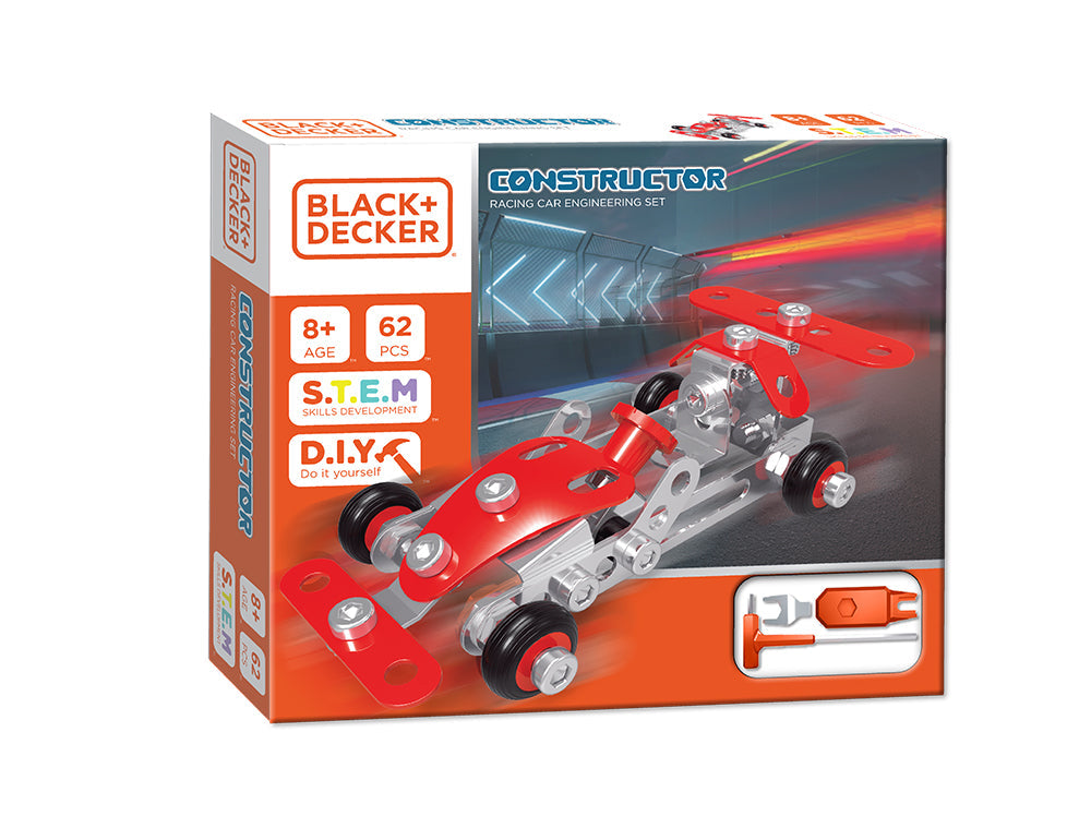 Constructor voiture de course 62 morceaux pour les 8 ans et plus