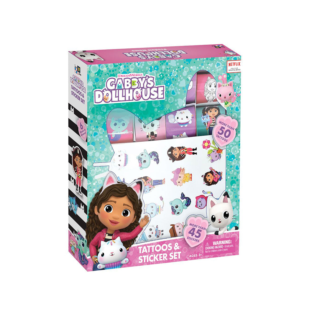 Tatouages et autocollants Gabby's Dollhouse