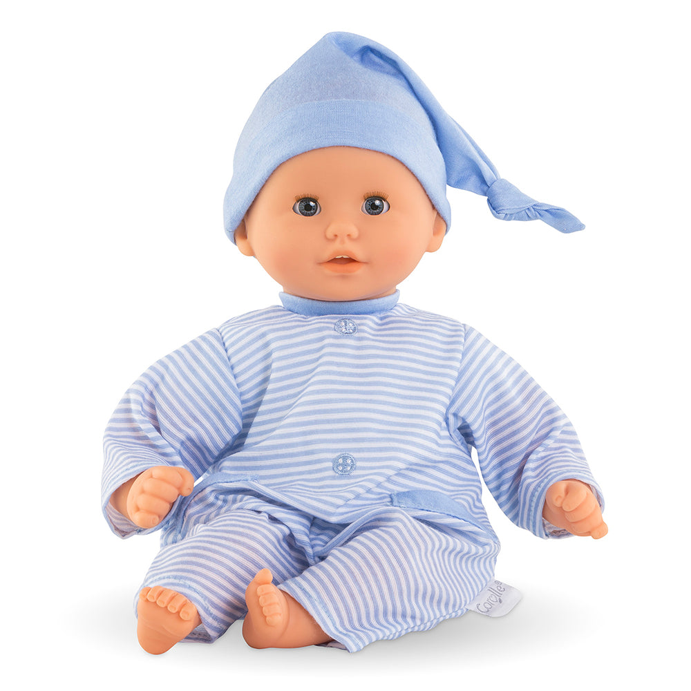 Corolle poupée bébé 30 cm Mon premier poupon Charmeur bleu ciel (18 mois et plus)