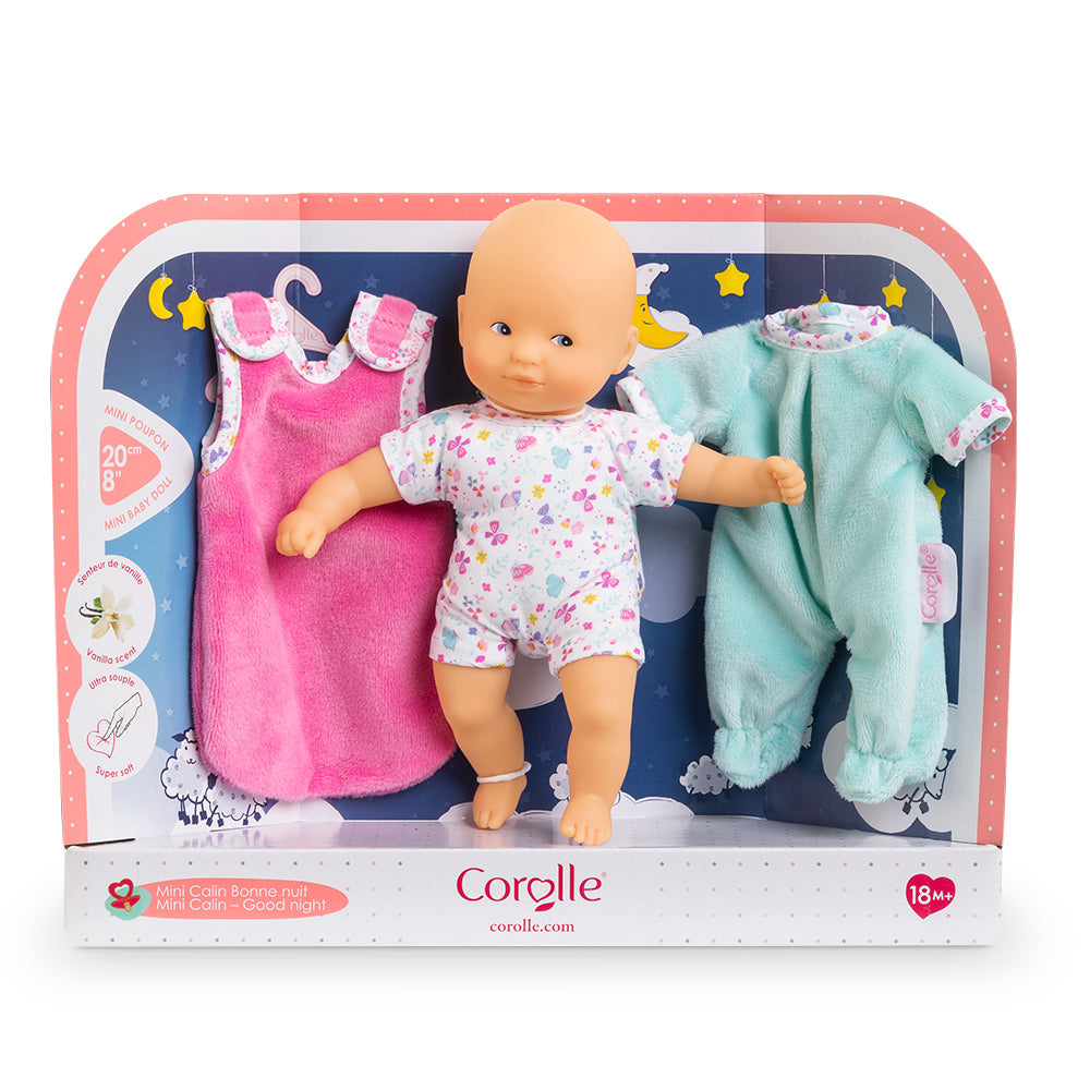 Corollle poupée bébé 20 cm Mini calin Bonne nuit papillon (18 mois et plus)