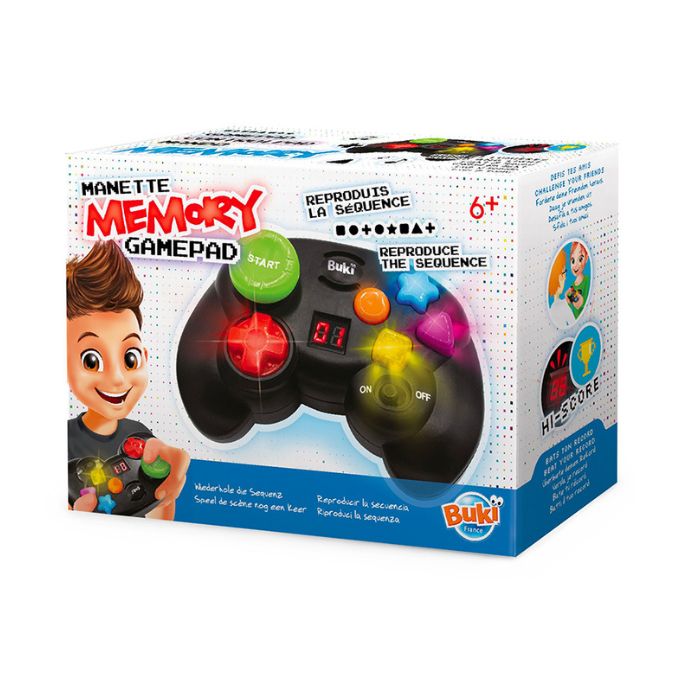 Manette de jeu de mémoire Buki (6 ans et +)