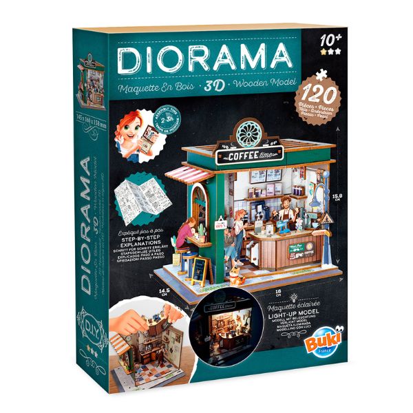 Diorama Buki 120 morceaux Café (10 ans et +)
