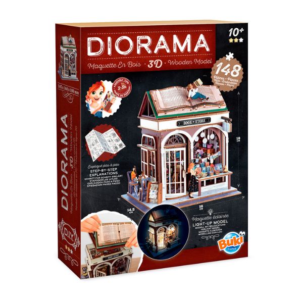 Diorama Buki 148 morceaux Librairie (10 ans et +)