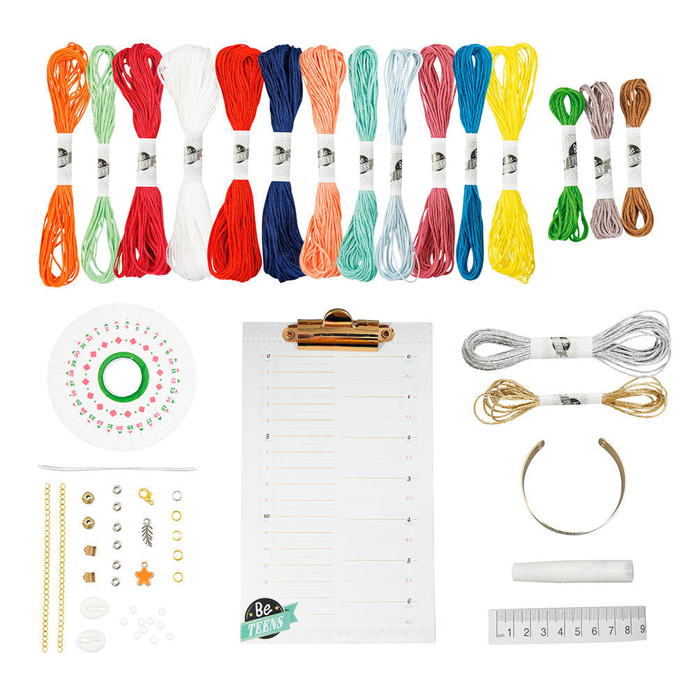 Confection de bracelets d'amitié de luxe Buki Be Teens (8 ans et +)