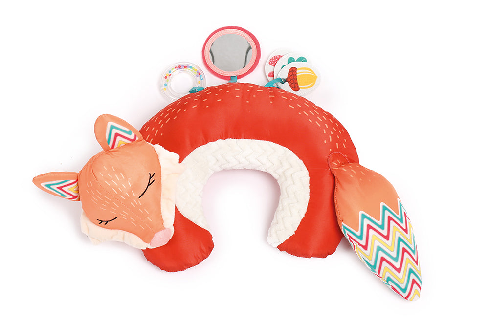 Coussin d'activité renard pour les 3 mois et plus Ludi