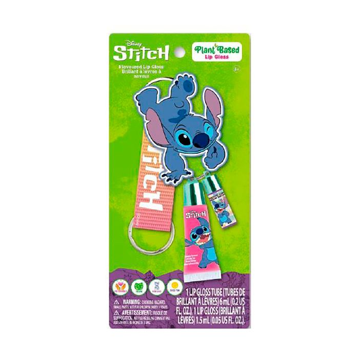 Porte-clés Stitch et brillant à lèvres