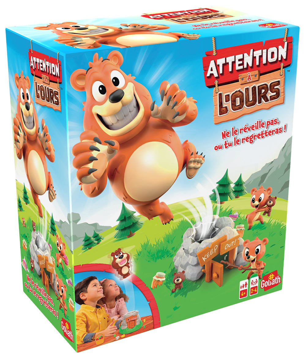Jeu Attention l'ours pour les 4 ans et plus, 2-4 joueurs