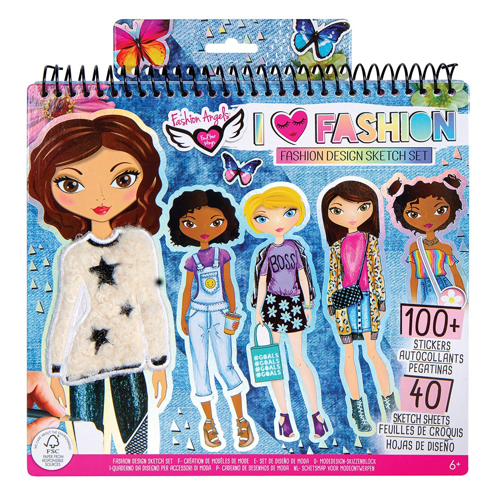 Portefolio de croquis mode Fashion Angels (6 ans et plus)