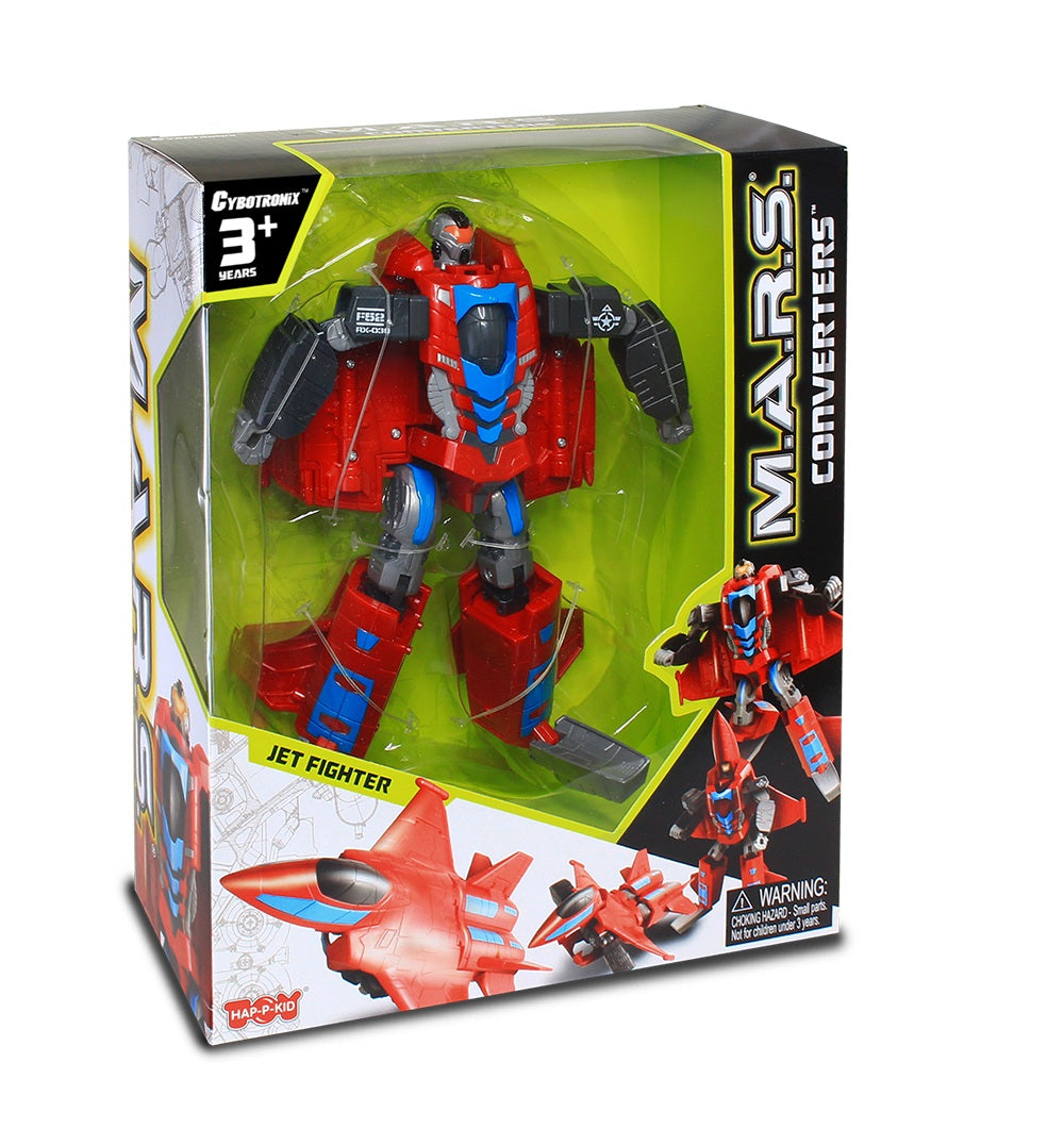 Robot M.A.R.S. convertible en avion de chasse (3 ans et plus)
