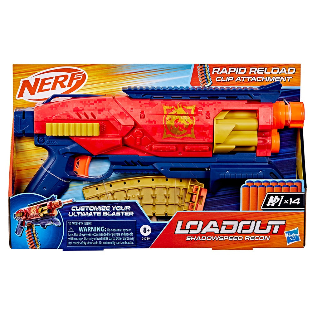 Pistolet Loadout à fléchette en mousse série-N Nerf (8 ans et plus)