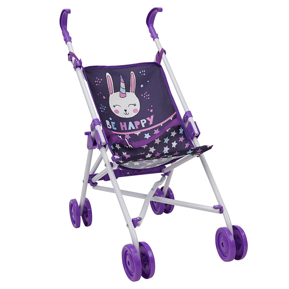 Poussette parapluie pour poupée Be Happy violet