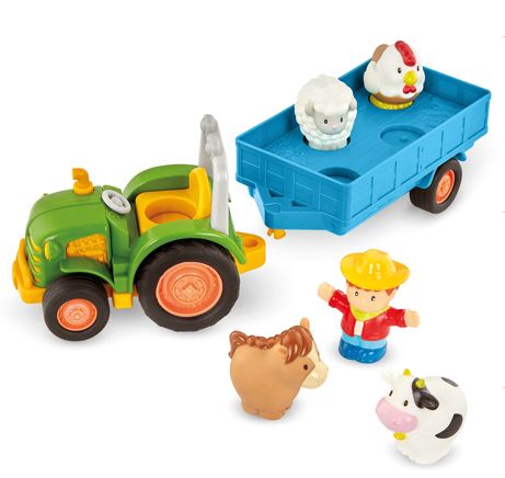 Tracteur de ferme et remorque Battat