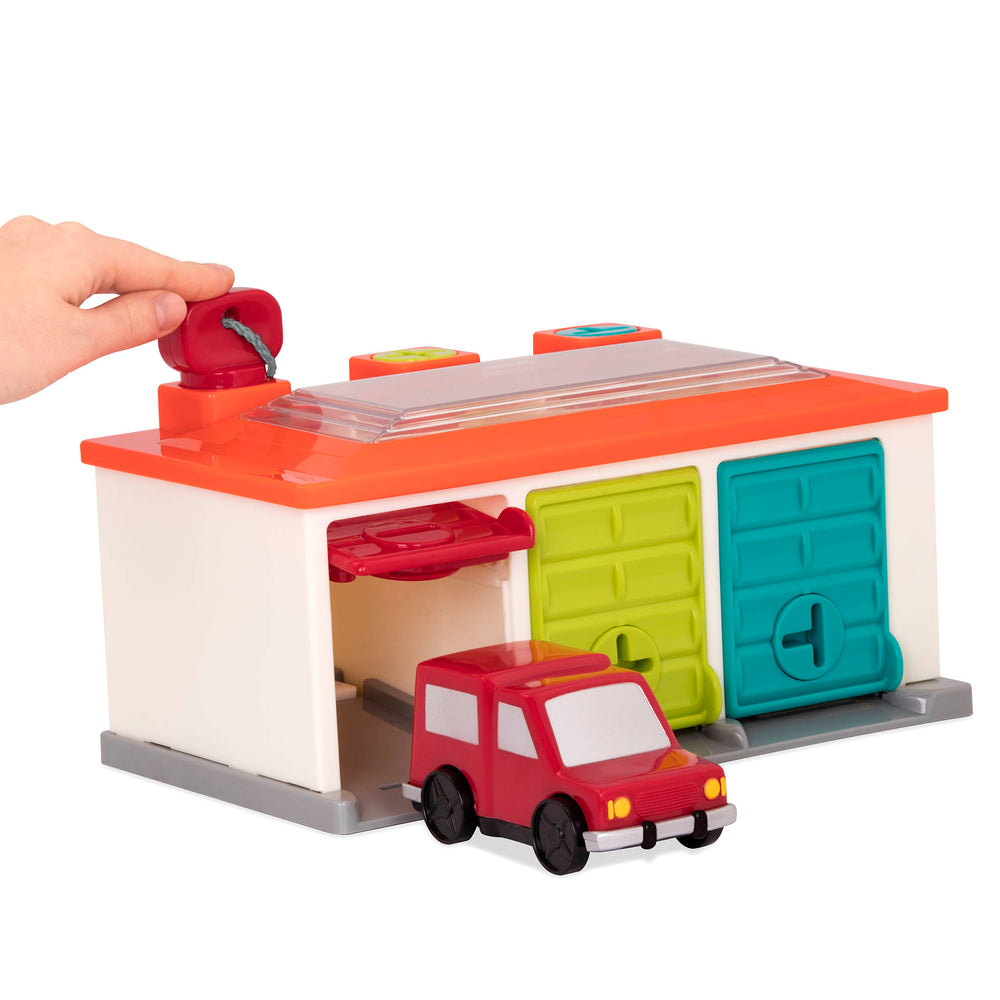 Garage à clés pour 3 autos Battat (2 ans et +)
