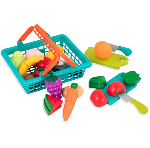 Panier d'aliments à velcro Battat 37 morceaux (3 ans et plus)