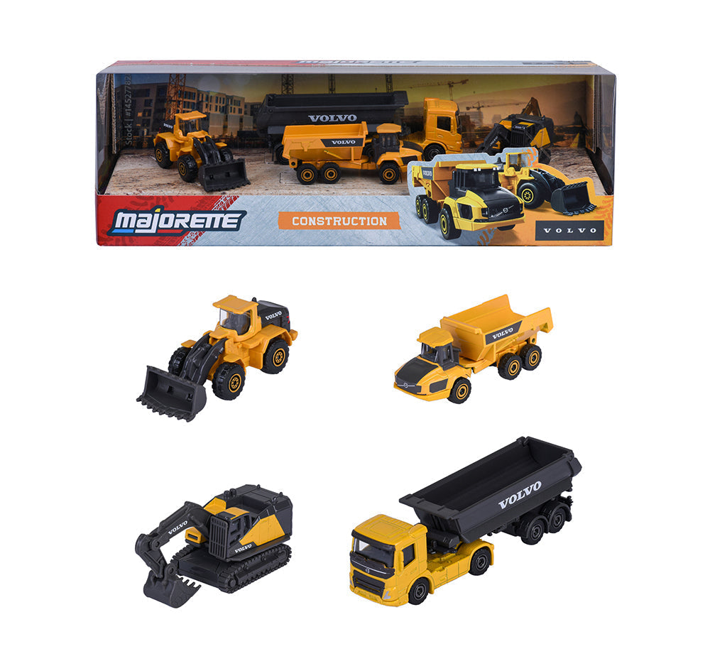 Ensemble de 4 camions de construction
