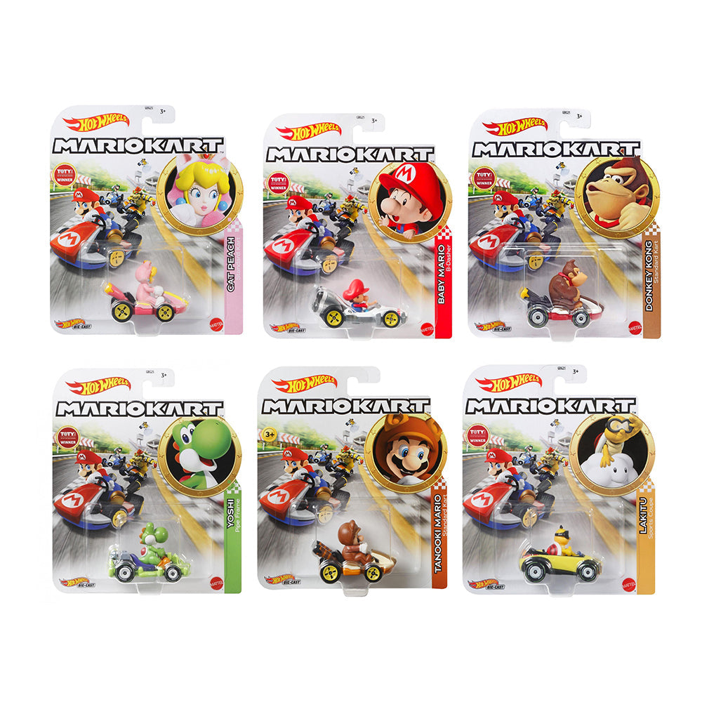 Voiture Mario Kart pour les 3 ans et plus Hot Wheels